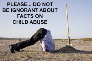 Head sand child abuse